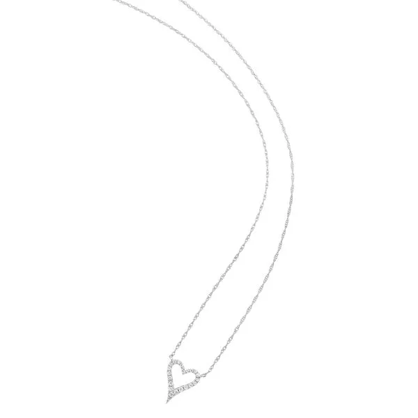 10kt White Gold Diamond Necklace Don's Jewelry & Design Washington, IA