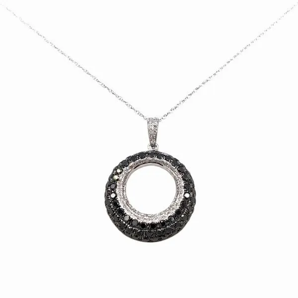14kt White Gold Black Diamond Necklace Don's Jewelry & Design Washington, IA