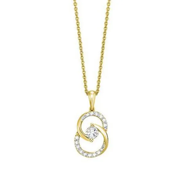 10kt Yellow Gold Diamond Necklace Don's Jewelry & Design Washington, IA