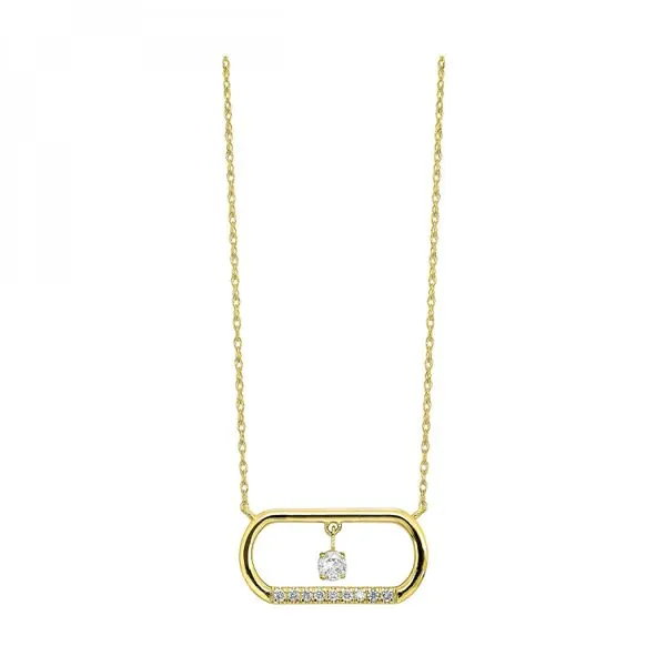 14kt Yellow Gold Diamond Necklace Don's Jewelry & Design Washington, IA