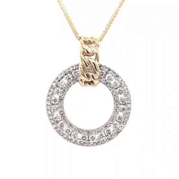 14kt Two Tone Diamond Necklace Don's Jewelry & Design Washington, IA