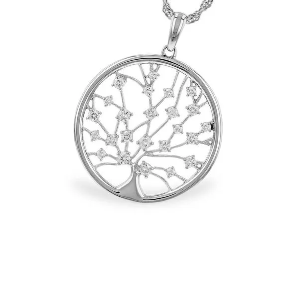 14kt White Gold Diamond Necklace Don's Jewelry & Design Washington, IA
