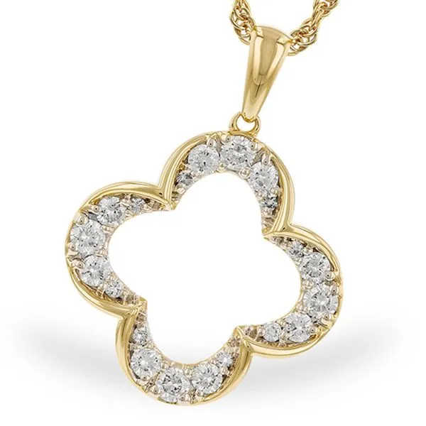 14kt Yellow Gold Diamond Necklace Don's Jewelry & Design Washington, IA