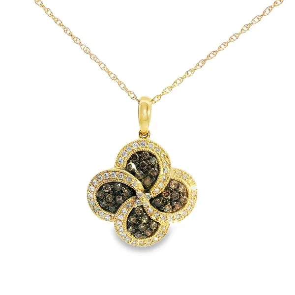 14kt Gold Fancy Mocha Diamond Necklace Don's Jewelry & Design Washington, IA