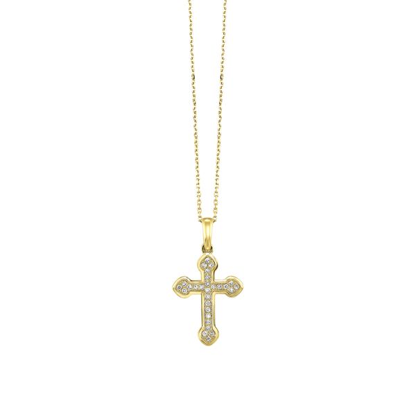 14kt Diamond Cross Necklace Don's Jewelry & Design Washington, IA