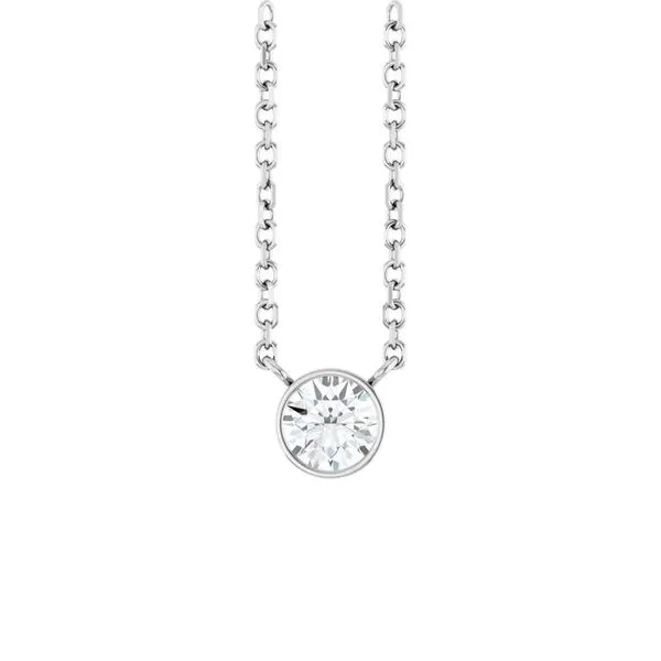 14kt White Gold Diamond Necklace Don's Jewelry & Design Washington, IA