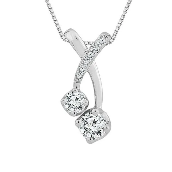 10kt White Gold Diamond Necklace Don's Jewelry & Design Washington, IA