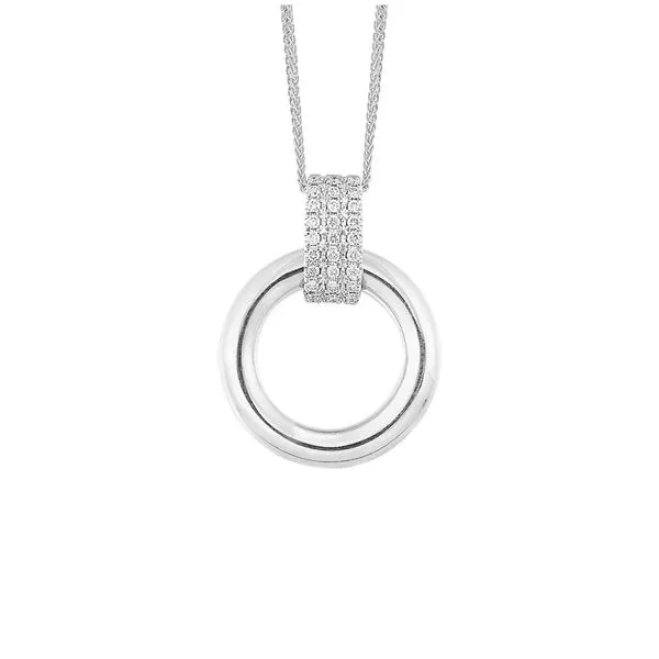 14kt White Gold Diamond Necklace Don's Jewelry & Design Washington, IA