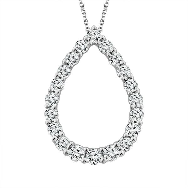 10kt White Gold Diamond Necklace Don's Jewelry & Design Washington, IA