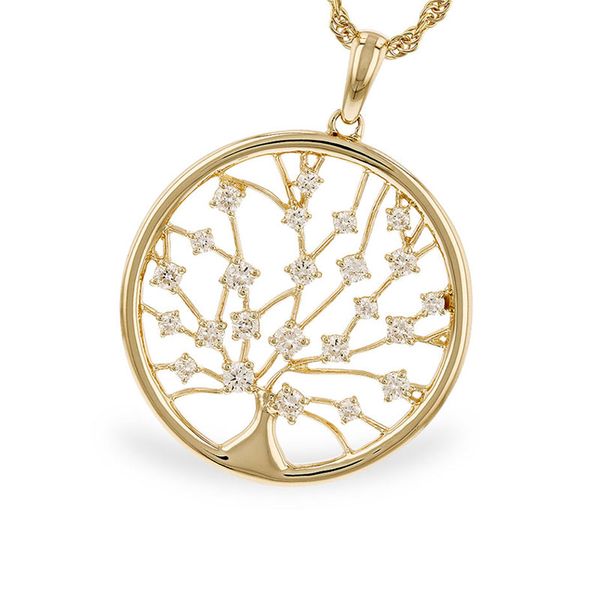 14kt Yellow Gold Diamond Necklace Don's Jewelry & Design Washington, IA