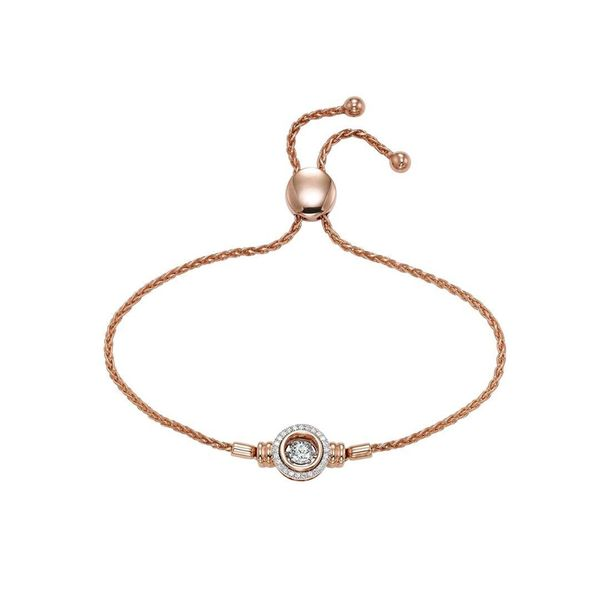 14kt Rose Gold Rhythm of Love Diamond Bracelet Don's Jewelry & Design Washington, IA