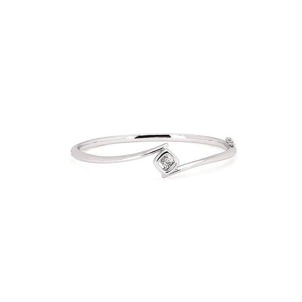 Sterling Silver Rhythm of Love Diamond Bracelet Don's Jewelry & Design Washington, IA
