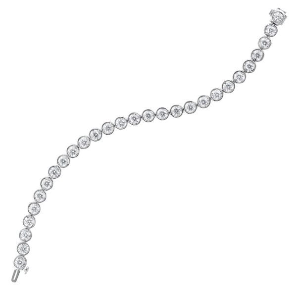 14kt White Gold Diamond Tennis Bracelet Don's Jewelry & Design Washington, IA
