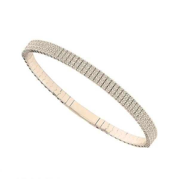14kt Yellow Gold Diamond Bangle Bracelet Don's Jewelry & Design Washington, IA