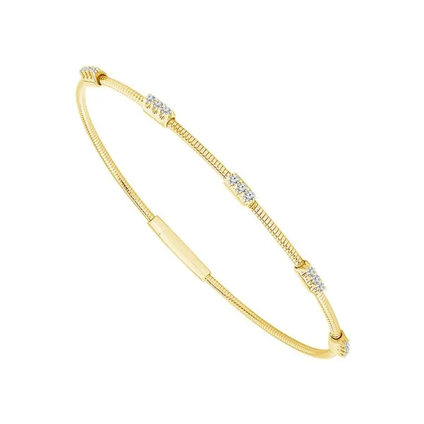 14kt Yellow Gold Diamond Bracelet Don's Jewelry & Design Washington, IA