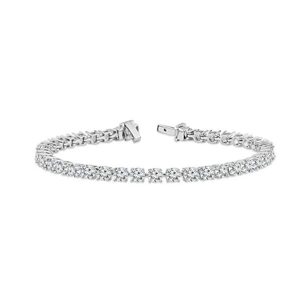10kt White Gold Lab Grown Diamond Bracelet Don's Jewelry & Design Washington, IA
