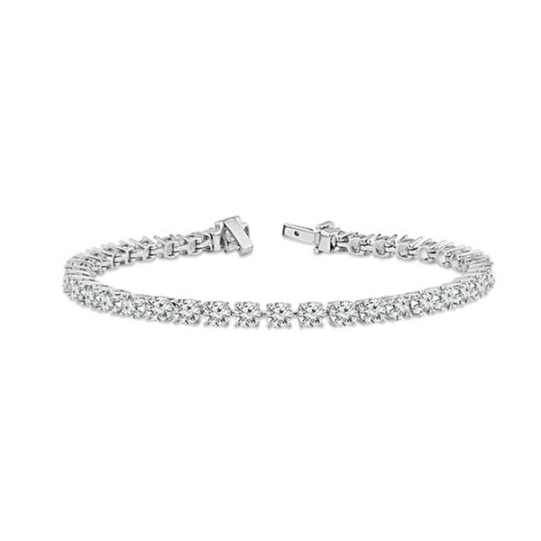 10kt White Gold Lab Grown Diamond Bracelet Don's Jewelry & Design Washington, IA
