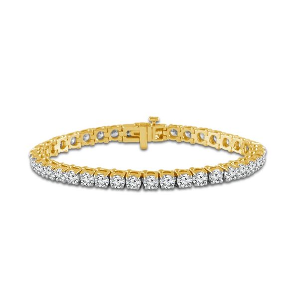 14kt Yellow Gold Tennis Bracelet Don's Jewelry & Design Washington, IA