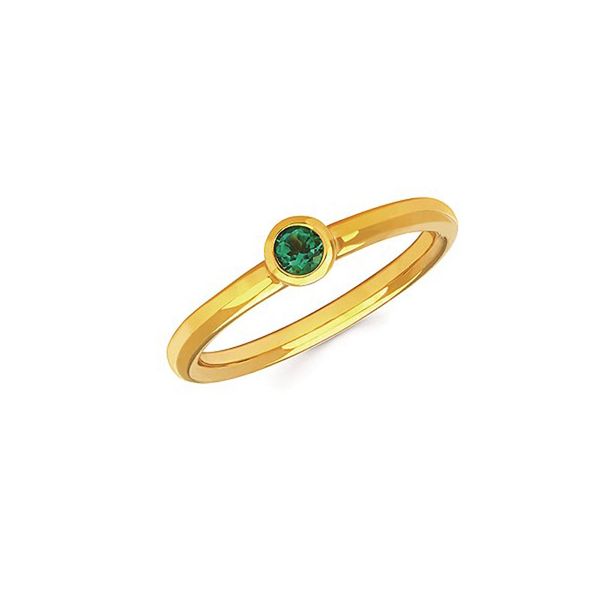Sterling Silver Stackable Emerald Ring Don's Jewelry & Design Washington, IA