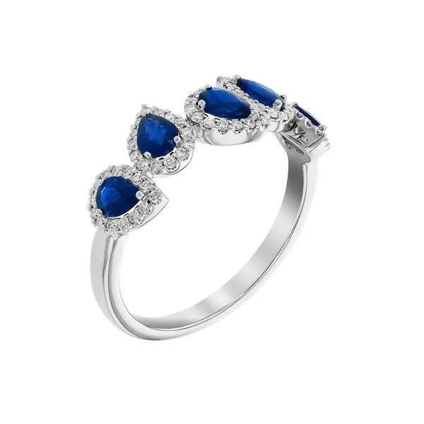 14kt White Gold Sapphire Ring Image 2 Don's Jewelry & Design Washington, IA