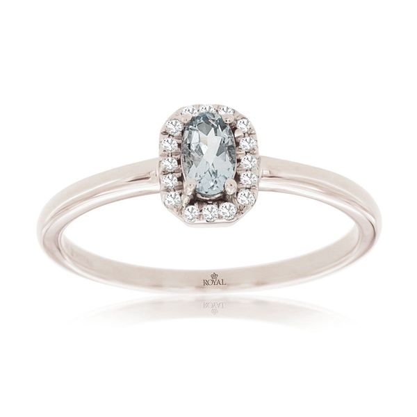 14kt White Gold Aquamarine Ring Don's Jewelry & Design Washington, IA