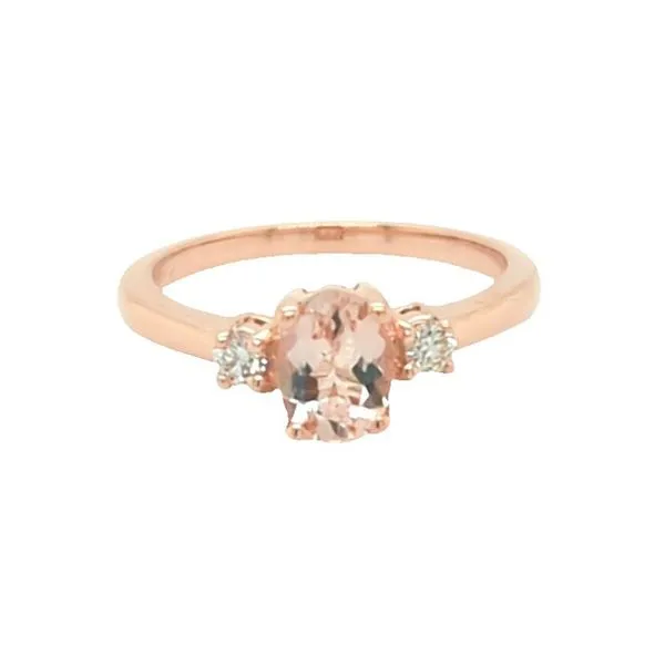 14kt Rose Gold Morganite Ring Don's Jewelry & Design Washington, IA