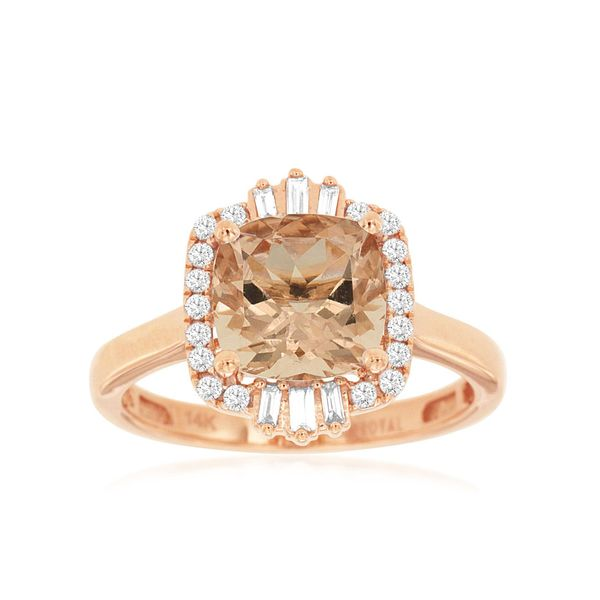 14kt Rose Gold Morganite Ring Don's Jewelry & Design Washington, IA