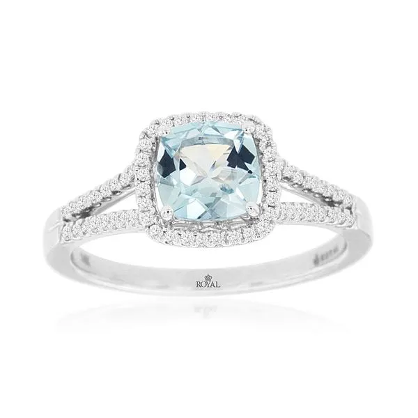 14kt White Gold Aquamarine Ring Don's Jewelry & Design Washington, IA