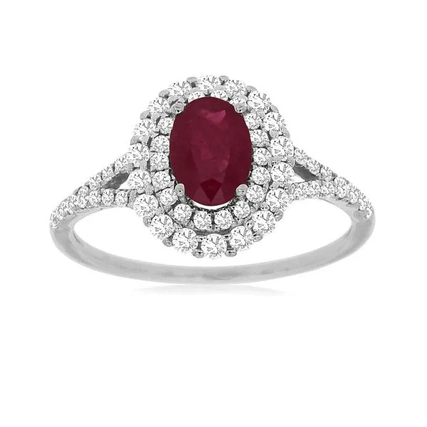 14kt White Gold Ruby Ring Don's Jewelry & Design Washington, IA