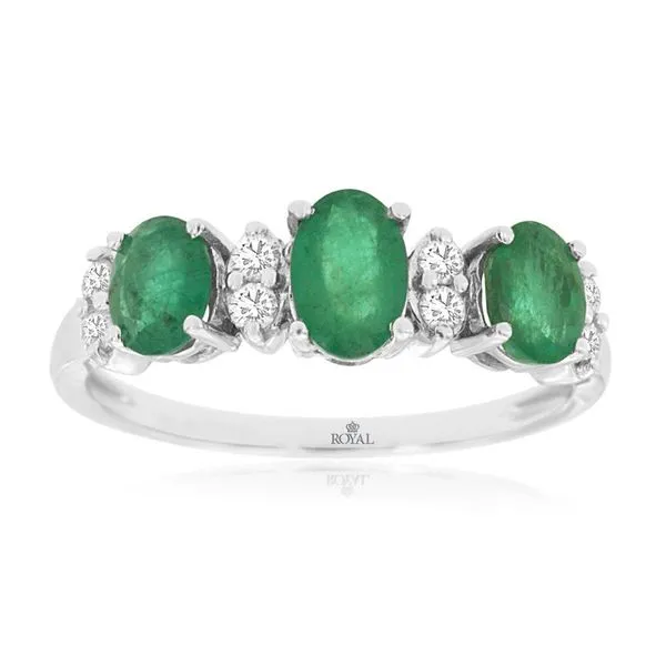 14kt White Gold Emerald Ring Don's Jewelry & Design Washington, IA