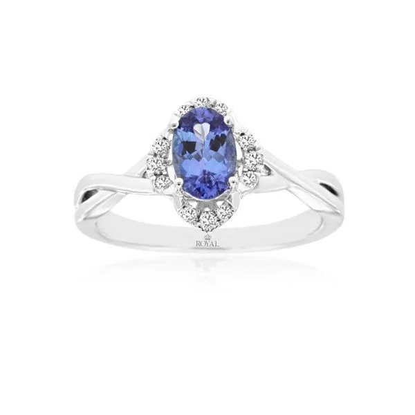 14kt White Gold Tanzanite Ring Don's Jewelry & Design Washington, IA