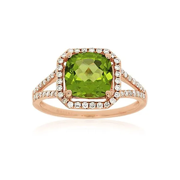 14kt Rose Gold Peridot Ring Don's Jewelry & Design Washington, IA