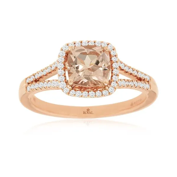 14kt Rose Gold Morganite Ring Don's Jewelry & Design Washington, IA