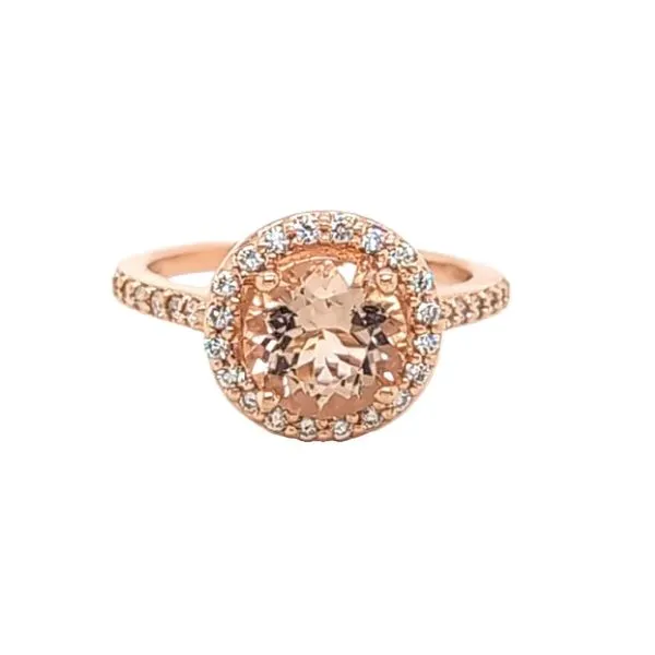 14kt Rose Gold Morganite Ring Don's Jewelry & Design Washington, IA