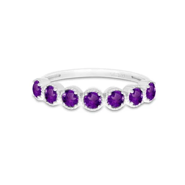 14kt White Gold Amethyst Ring Don's Jewelry & Design Washington, IA