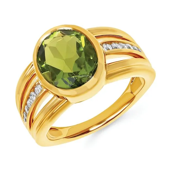 14kt Yellow Gold Peridot Ring Don's Jewelry & Design Washington, IA