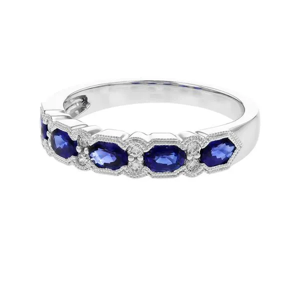 14kt White Gold Sapphire Ring Image 2 Don's Jewelry & Design Washington, IA