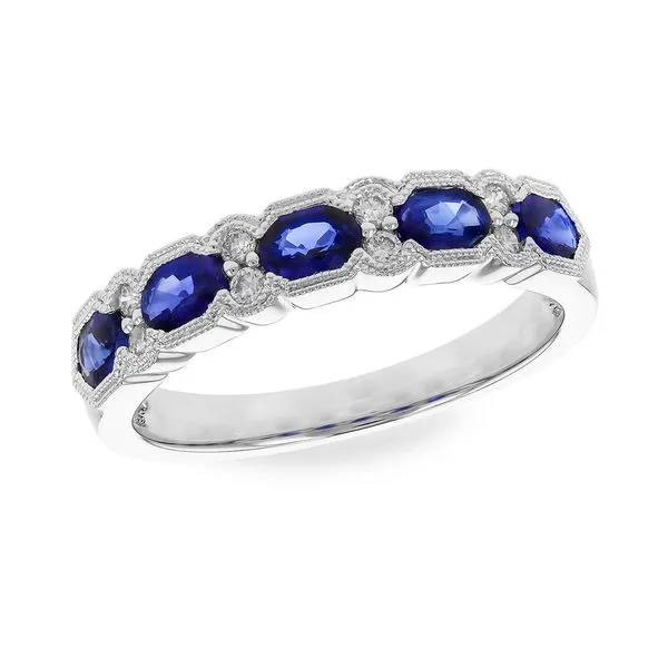14kt White Gold Sapphire Ring Don's Jewelry & Design Washington, IA