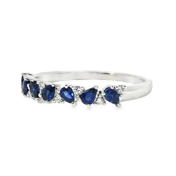 Sapphire and Diamond Ring Image 2 Don's Jewelry & Design Washington, IA