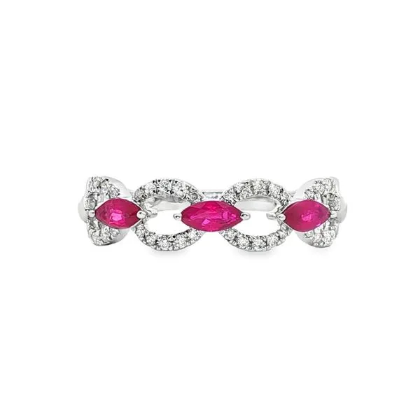 14kt White Gold Ruby Ring Don's Jewelry & Design Washington, IA