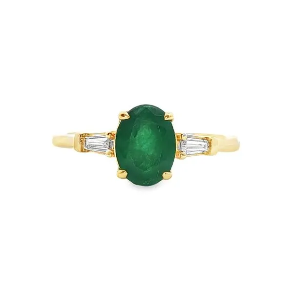 14kt Yellow Gold Emerald Ring Don's Jewelry & Design Washington, IA
