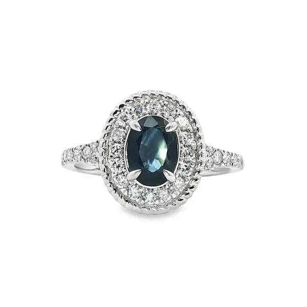 14kt White Gold Sapphire Ring Don's Jewelry & Design Washington, IA