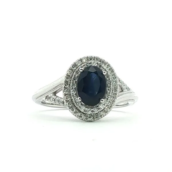 14kt White Gold Sapphire Ring Don's Jewelry & Design Washington, IA