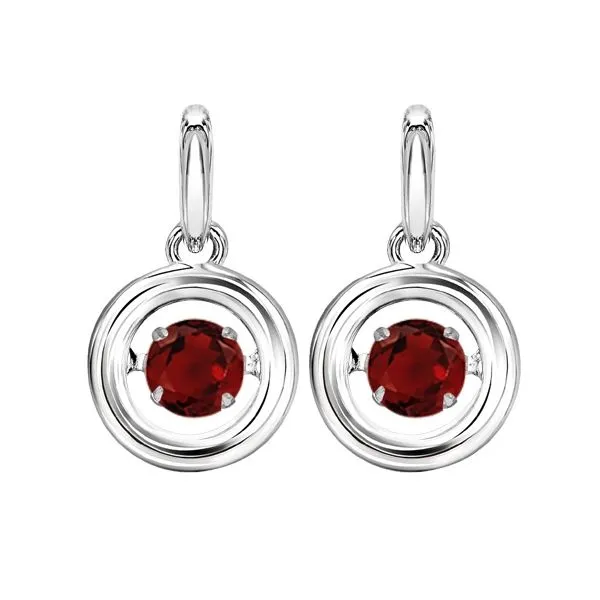 Sterling Silver Garnet Earrings Don's Jewelry & Design Washington, IA