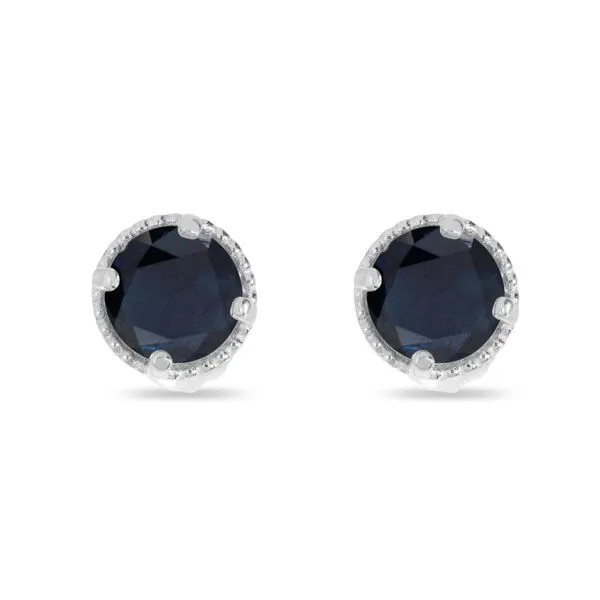 14kt White Gold Sapphire Earrings Don's Jewelry & Design Washington, IA