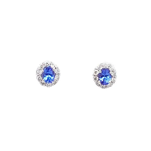 14kt White Gold Tanzanite Earrings Don's Jewelry & Design Washington, IA