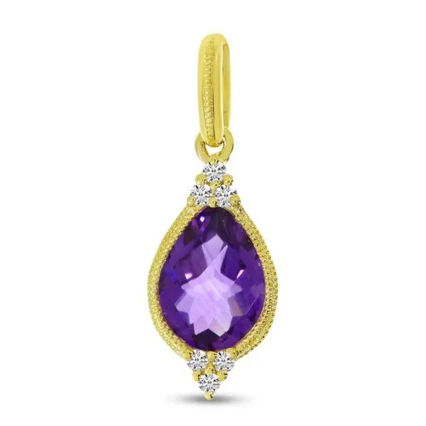 14kt Yellow Gold Amethyst Pendant Don's Jewelry & Design Washington, IA