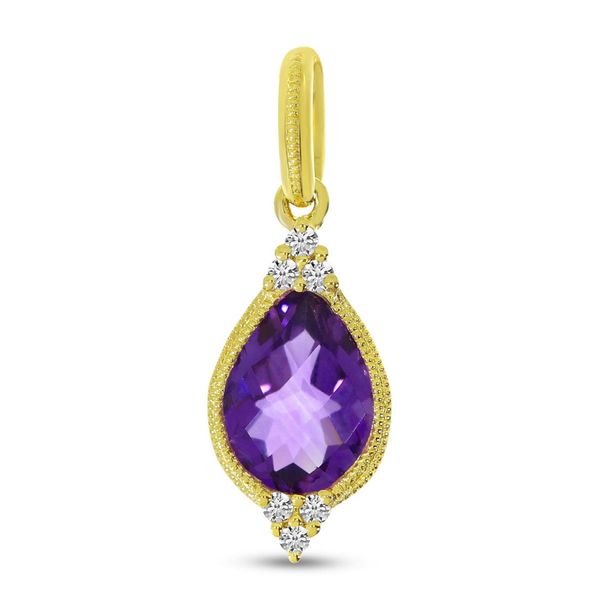 Gold Amethyst Pendant Don's Jewelry & Design Washington, IA