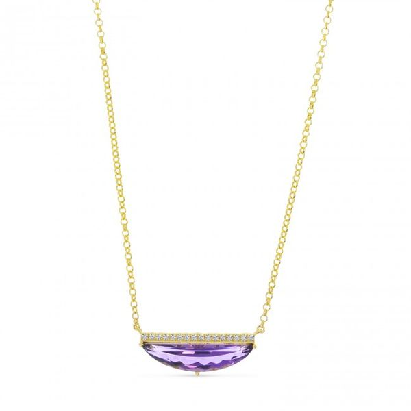 14kt Yellow Gold Amethyst Necklace Don's Jewelry & Design Washington, IA