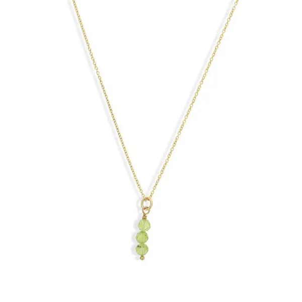 Gold Filled Peridot Necklace Don's Jewelry & Design Washington, IA